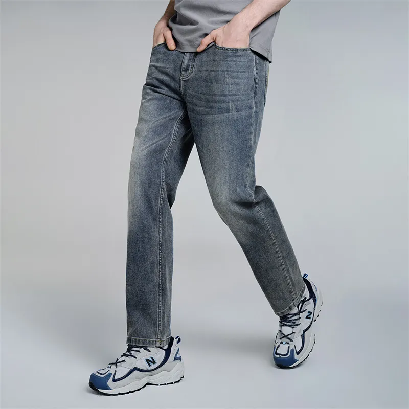 FAIRWHALE Jeans Unisex Medium Blue-4