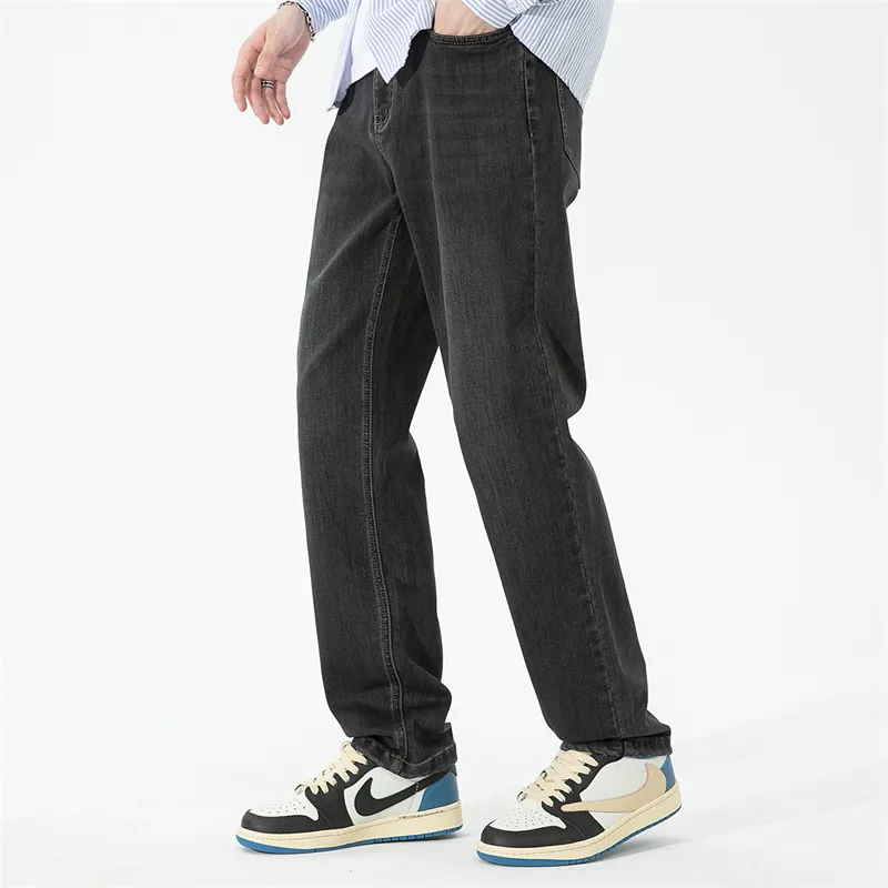 FAIRWHALE Jeans Unisex Black Gray-2