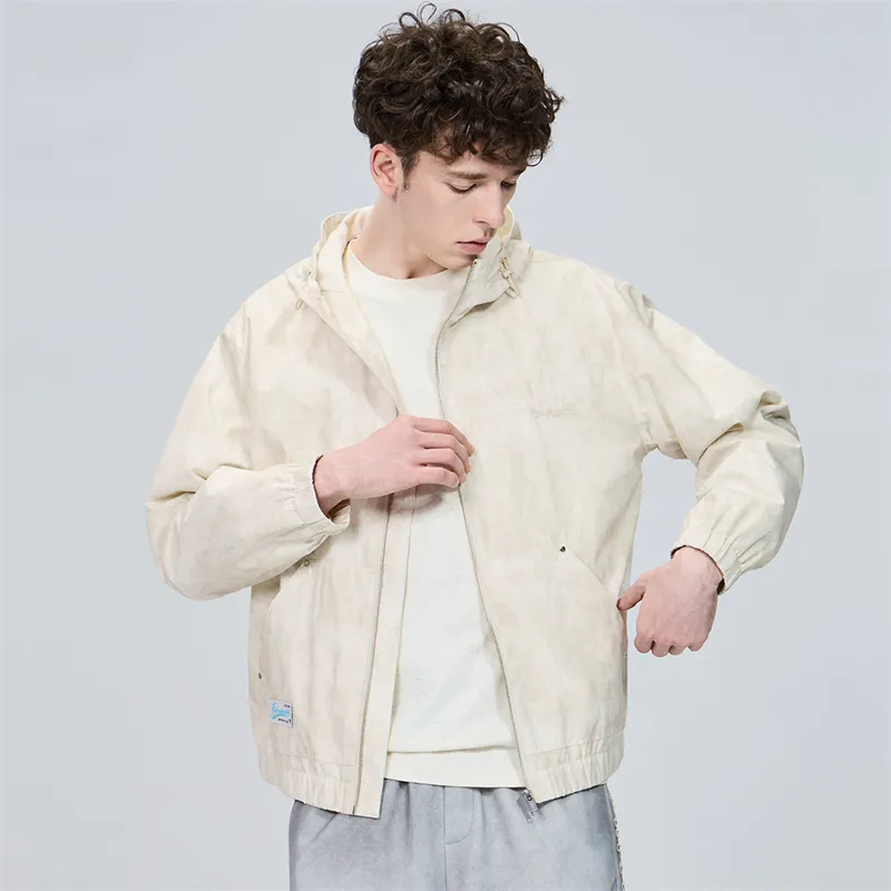 FAIRWHALE Jackets & Coats Unisex Beige Yellow-5