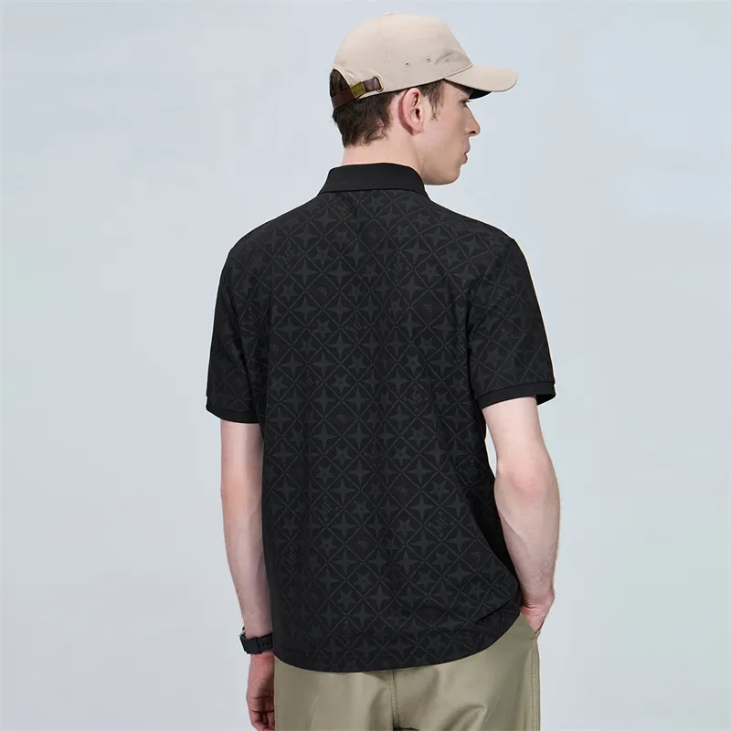 FAIRWHALE Polo Shirts Unisex 001 Black-5