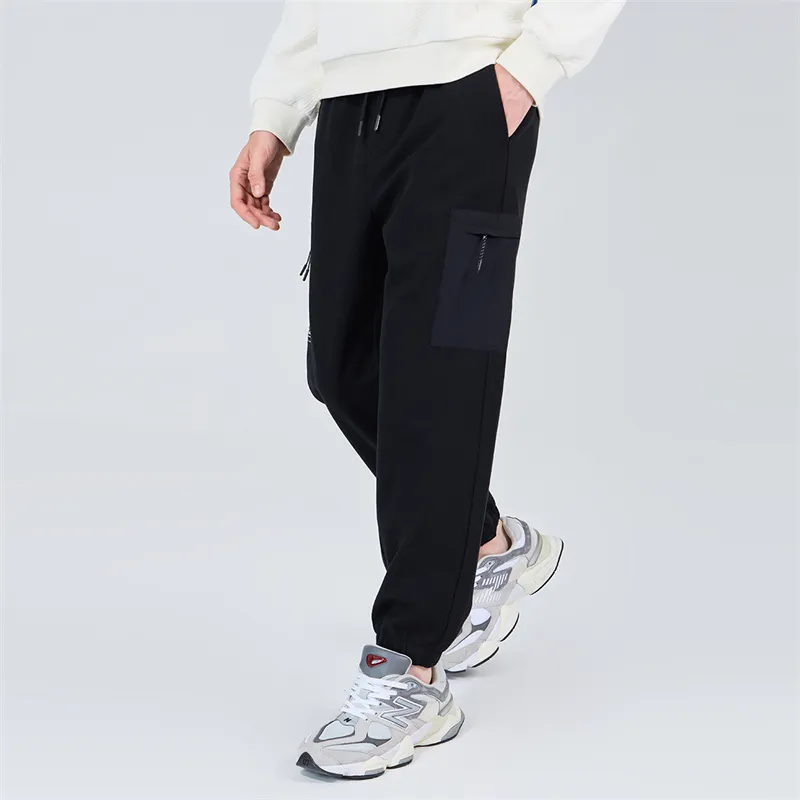 FAIRWHALE Casual Pants Unisex Black-4