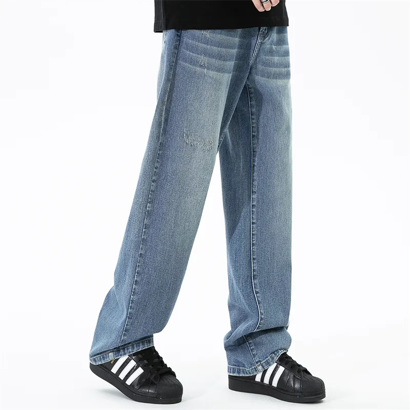 FAIRWHALE Jeans Unisex Medium Blue-4