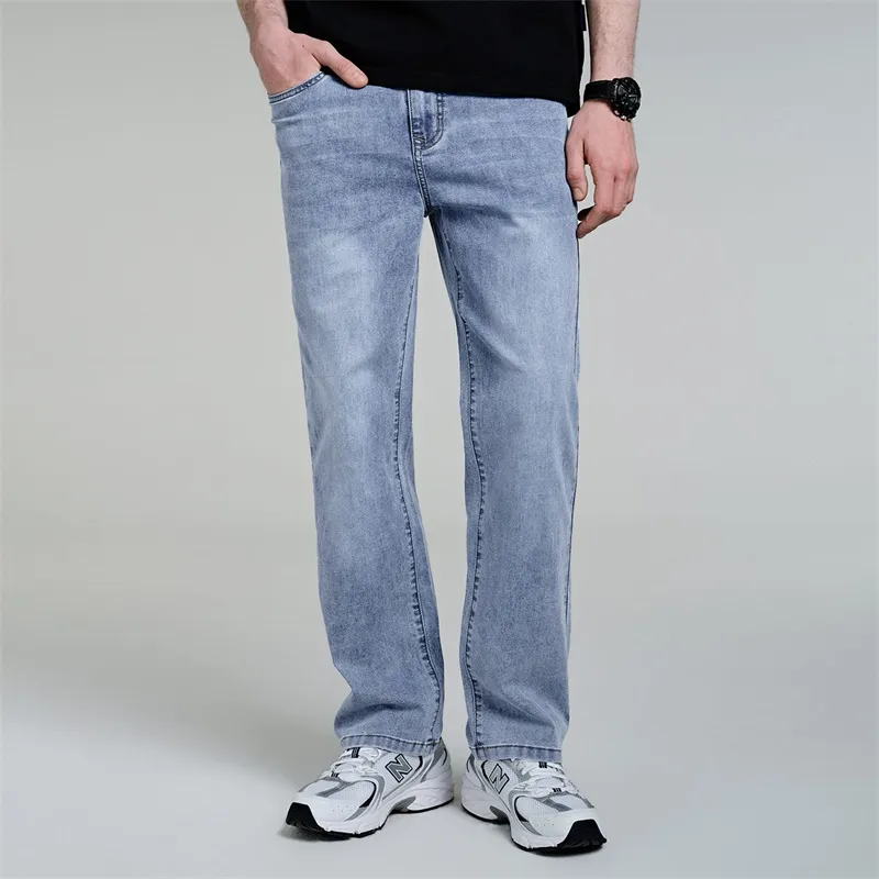 FAIRWHALE Jeans Men 113 Light Blue-2