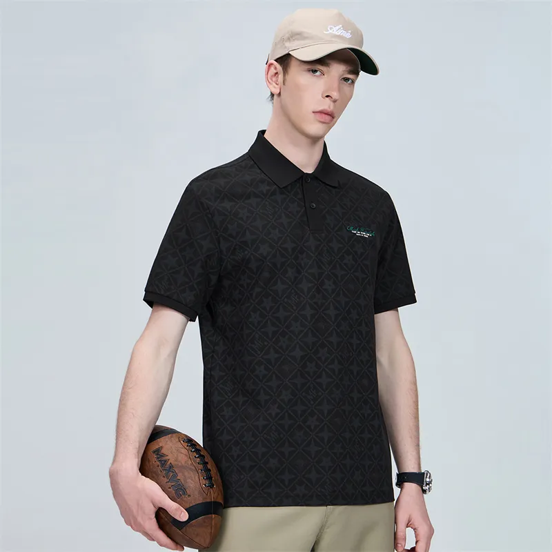 FAIRWHALE Polo Shirts Unisex 001 Black-4