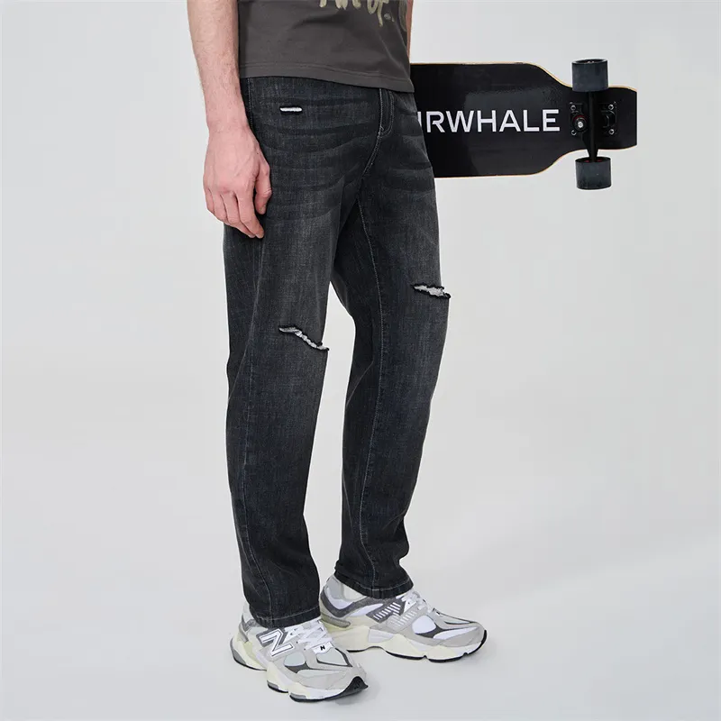 FAIRWHALE Jeans Men 015 Dark Gray-5