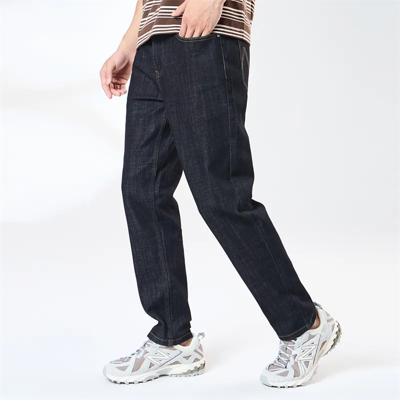 FAIRWHALE Jeans Men's Navy Blue-5