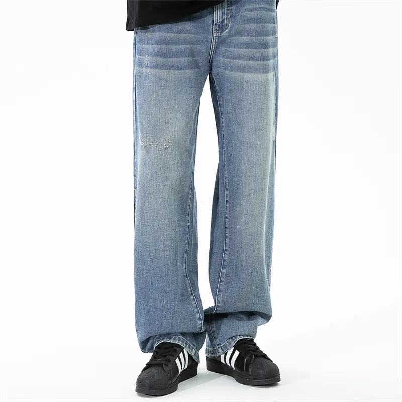 FAIRWHALE Jeans Unisex Medium Blue-3