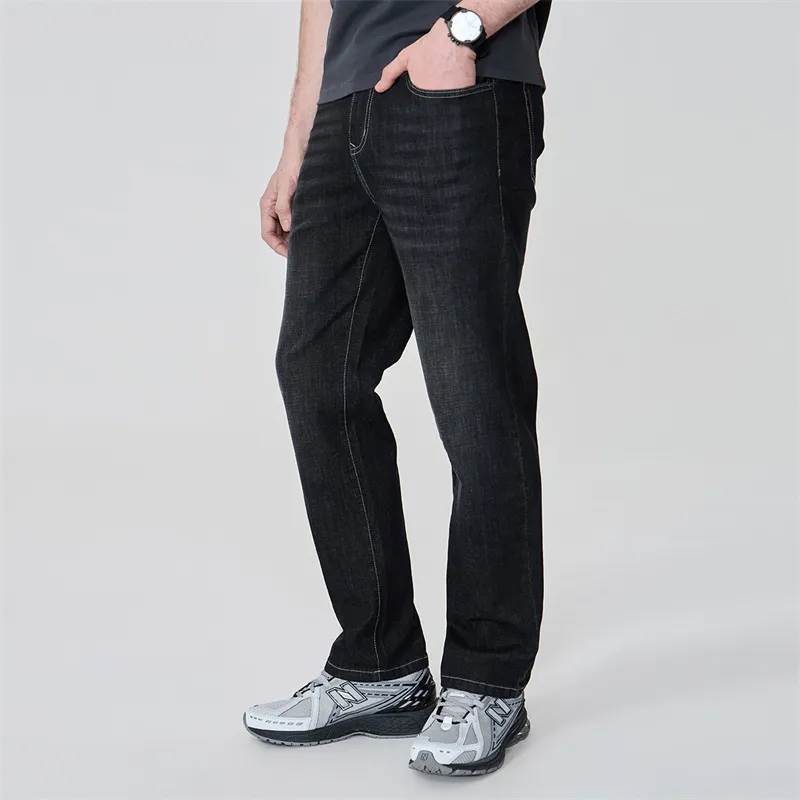 FAIRWHALE Jeans Men 002 Black Gray-3