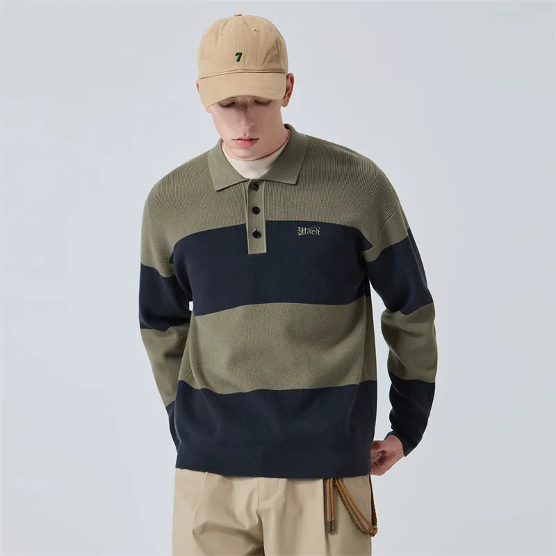 FAIRWHALE Sweater Unisex Army Green-4