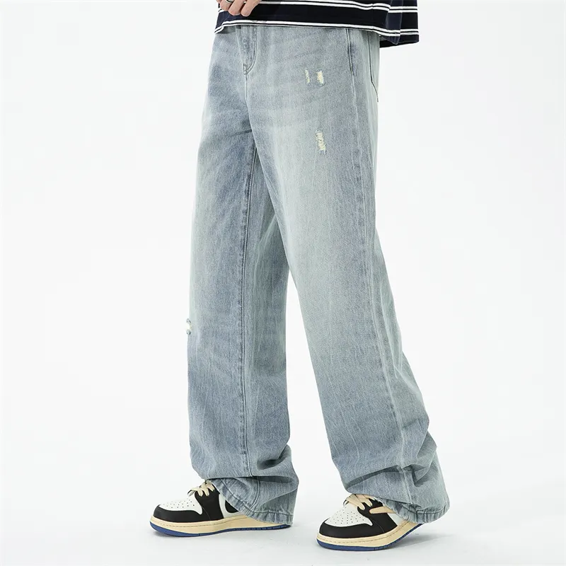 FAIRWHALE Jeans Unisex Light Blue-2