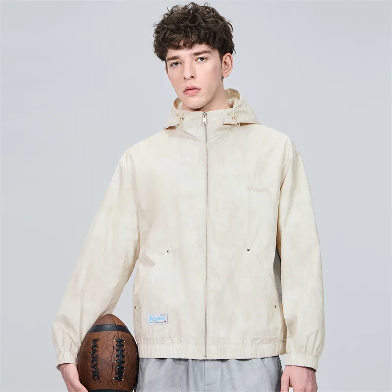 FAIRWHALE Jackets & Coats Unisex Beige Yellow-3