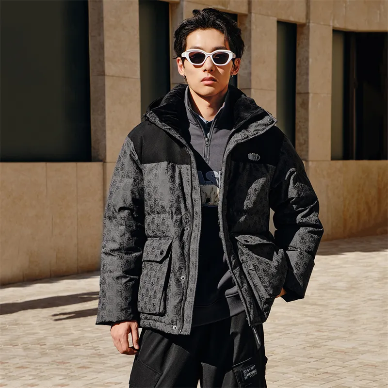 FAIRWHALE Down Jacket Unisex Dark Gray-4