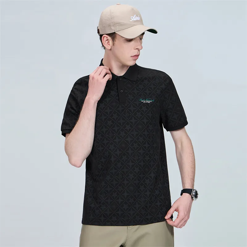 FAIRWHALE Polo Shirts Unisex 001 Black-2