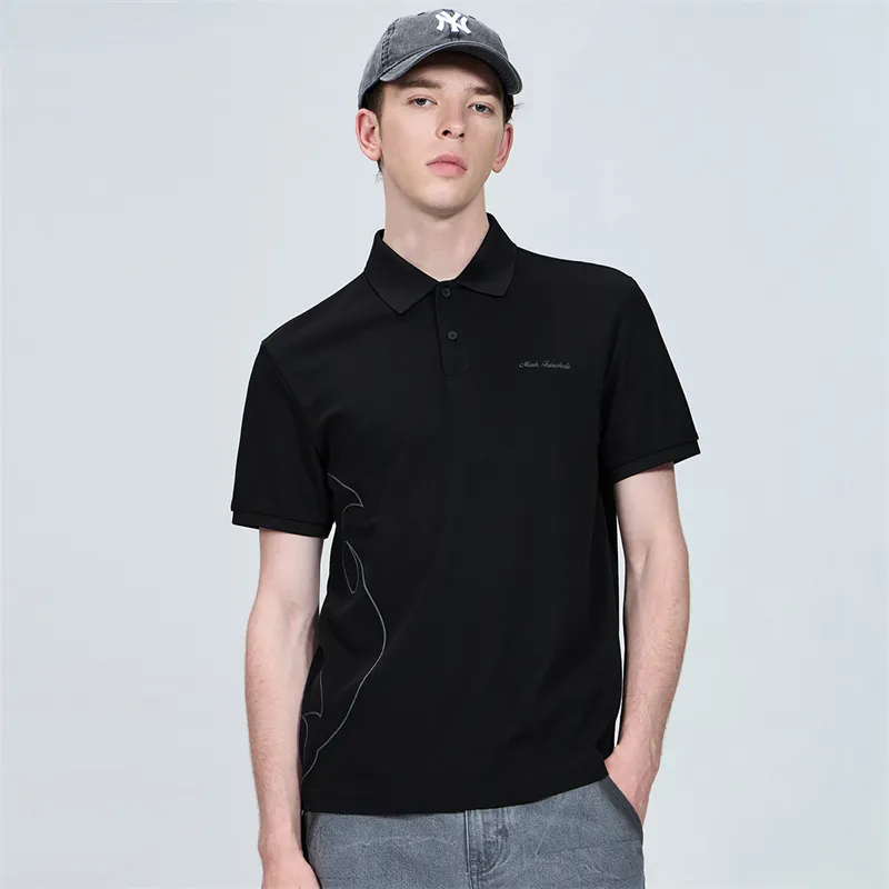 FAIRWHALE Polo Shirts Unisex 001 Black-2