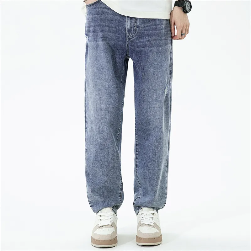 FAIRWHALE Jeans Unisex Medium Blue-3