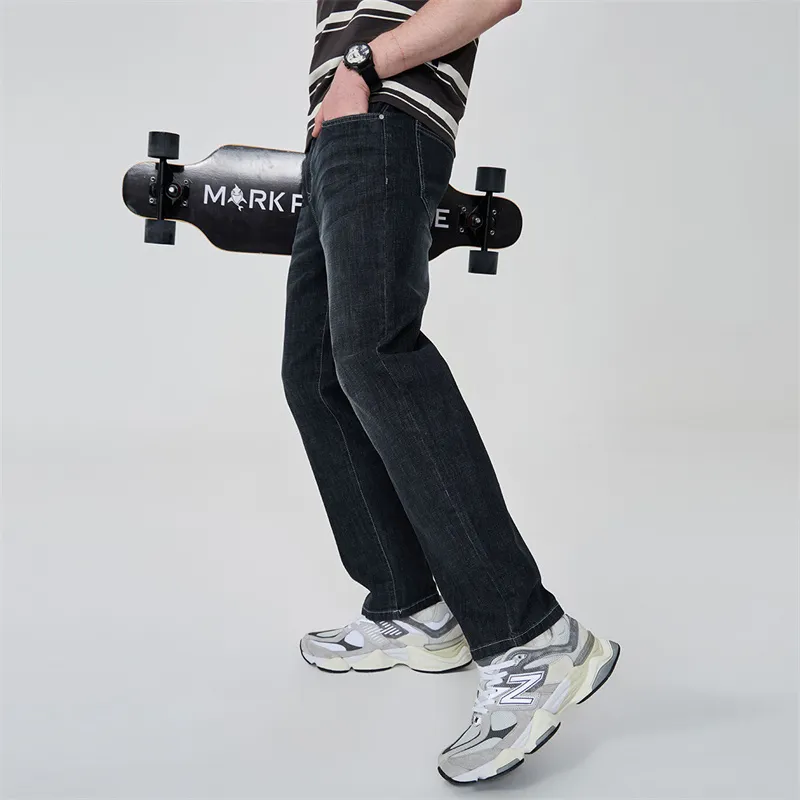 FAIRWHALE Jeans Men 015 Dark Gray-4