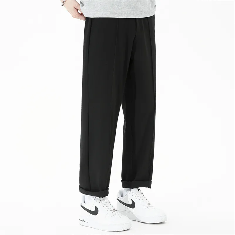 FAIRWHALE Casual Pants Unisex Black-4
