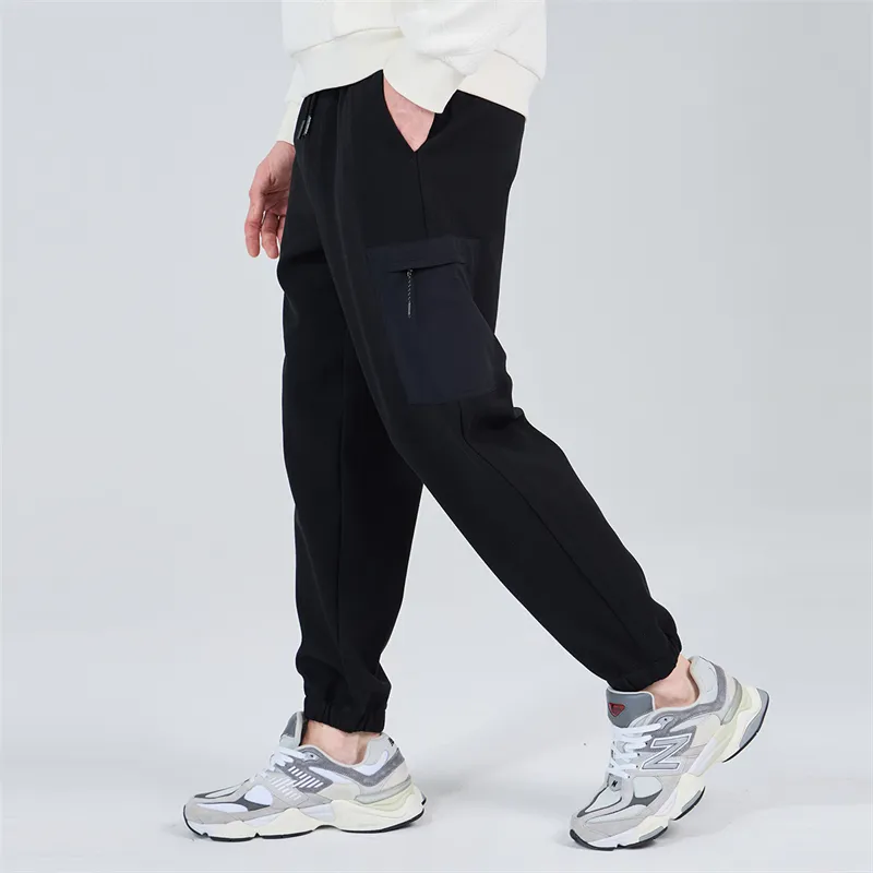 FAIRWHALE Casual Pants Unisex Black-2