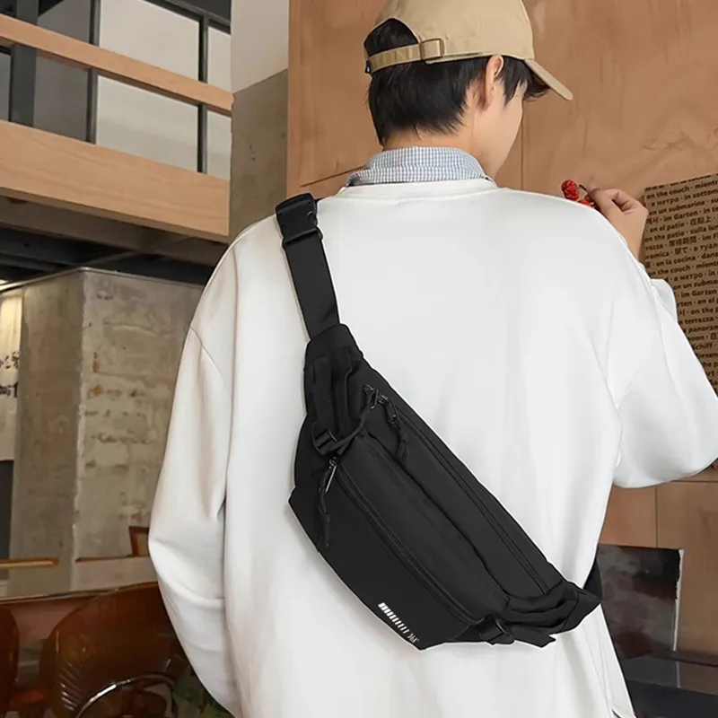 361° Nylon Fabric Bag Regular Unisex Black-5