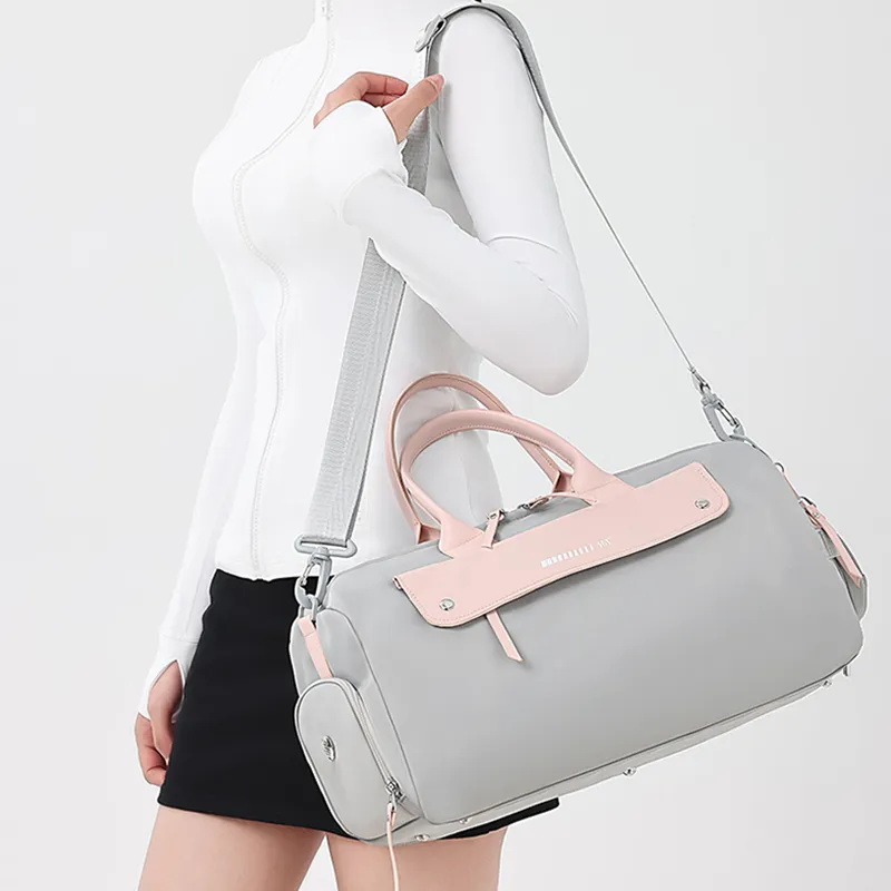 361° Fabric Bag Women's Gray & Pink-1