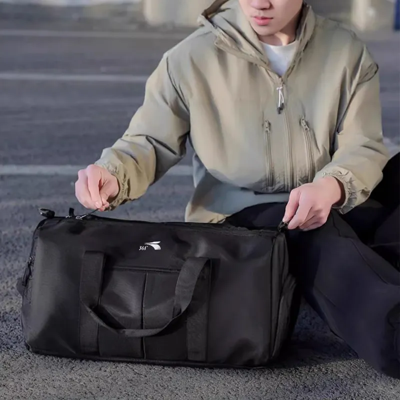 361° Oxford Travel Bag Unisex Black-5