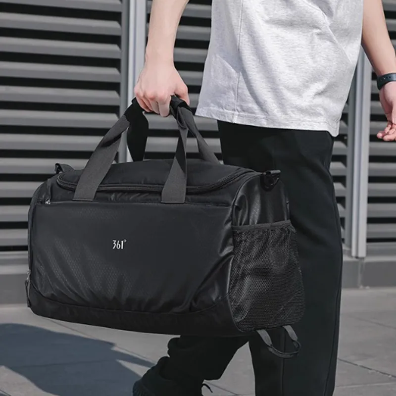 361° Polyester Travel Bag Unisex Black-3