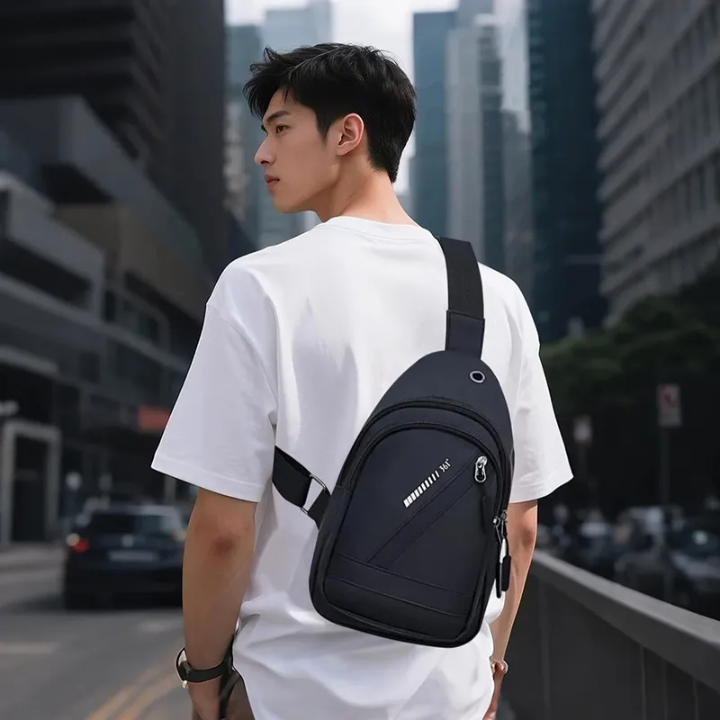 361° Polyester Bag Regular Men's Black-3