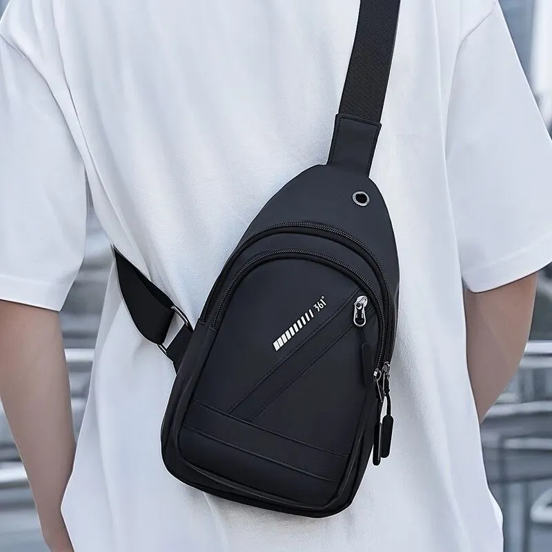 361° Polyester Sling Bag, Crossbody Bag, Shoulder Bag Trumpets Men's Black-3