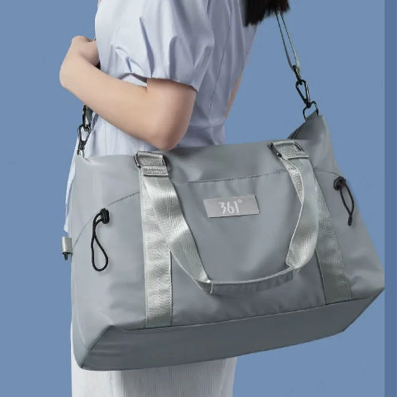 361° Scratch Resistant And Abrasion Resistant Fabric Bag Unisex Gray-1