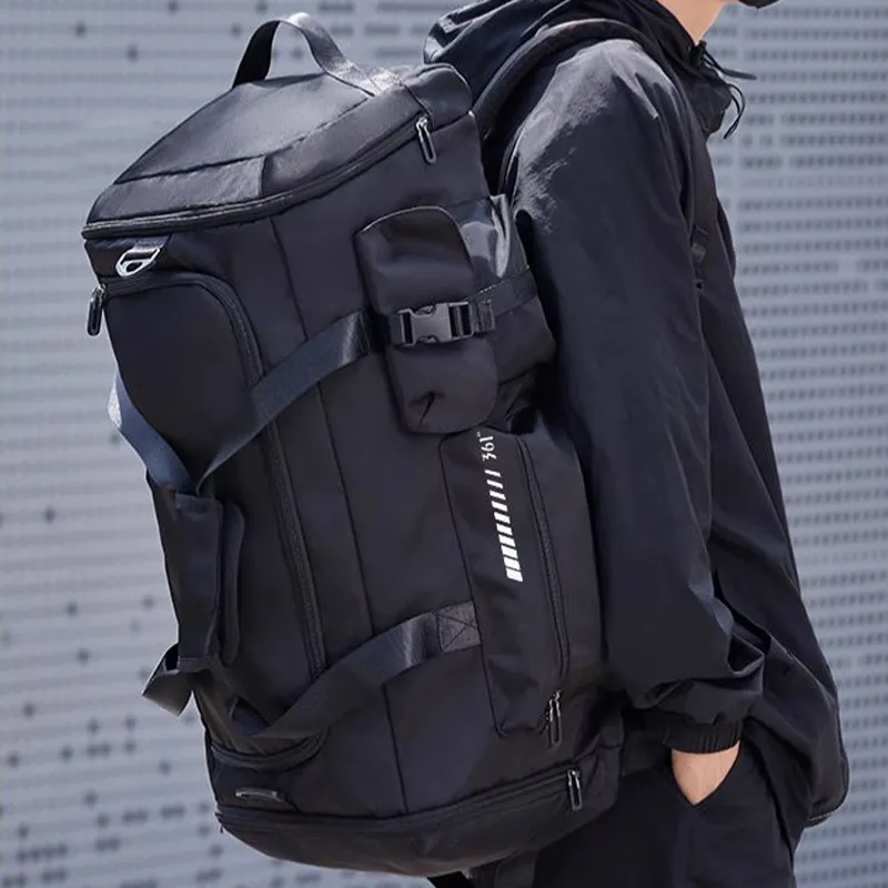 361° Oxford Travel Bag Unisex Black-4