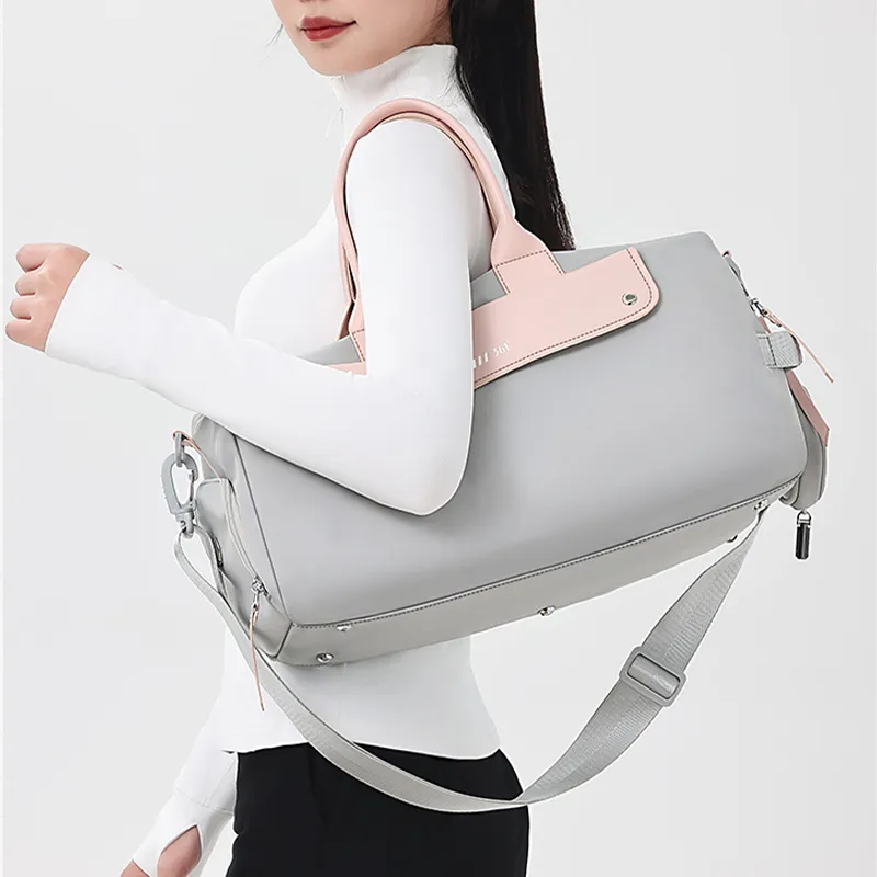 361° Fabric Bag Women's Gray & Pink-4