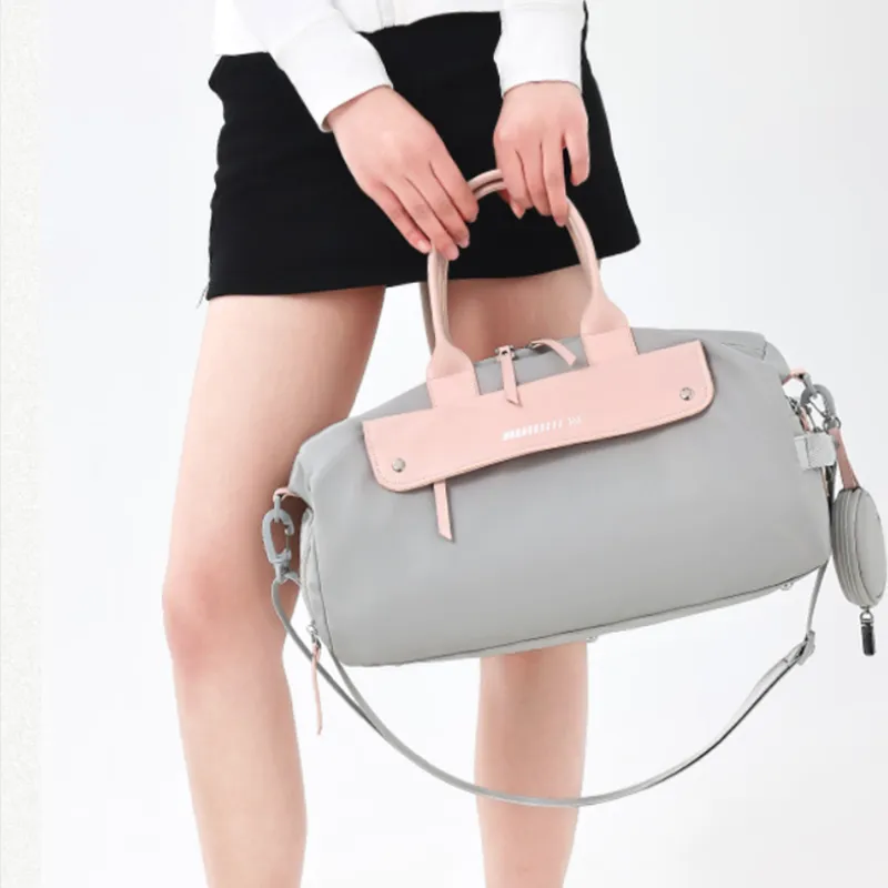 361° Fabric Bag Women's Gray & Pink-2