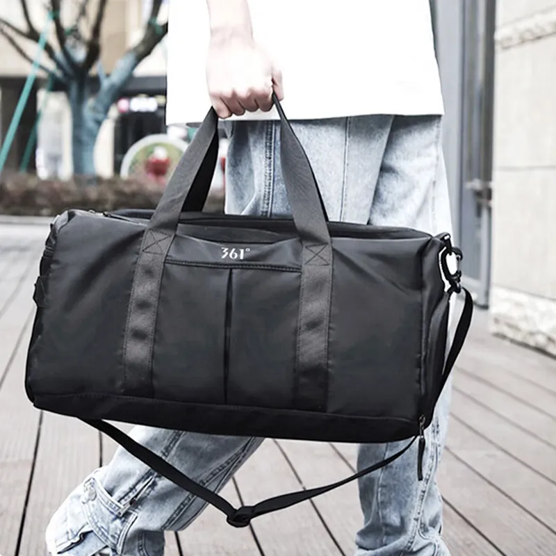 361° Oxford Travel Bag Unisex Black-3
