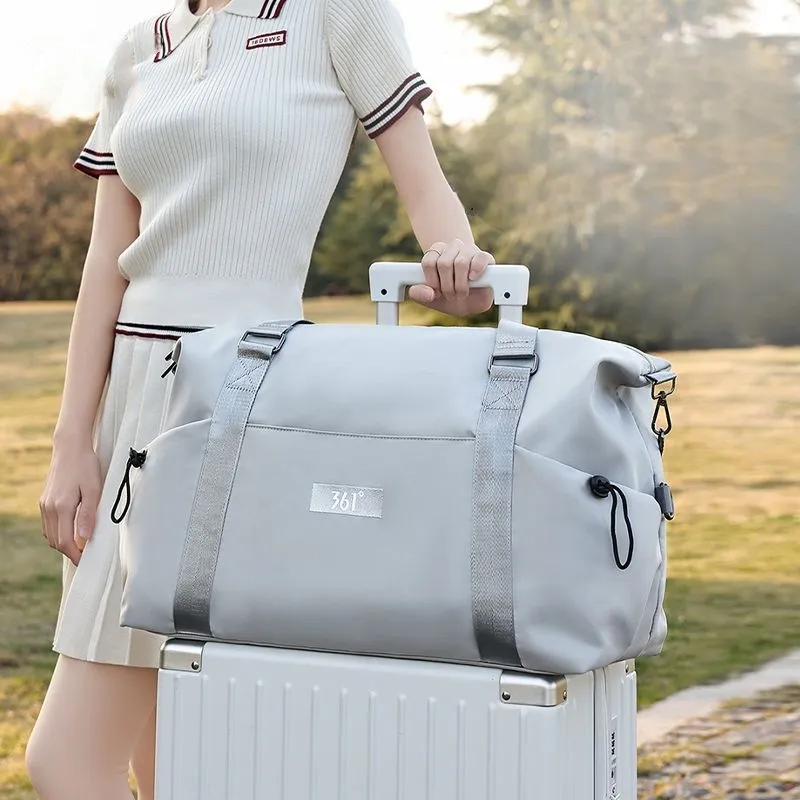 361° Nylon Fabric Bag Women's Silver Gray-2