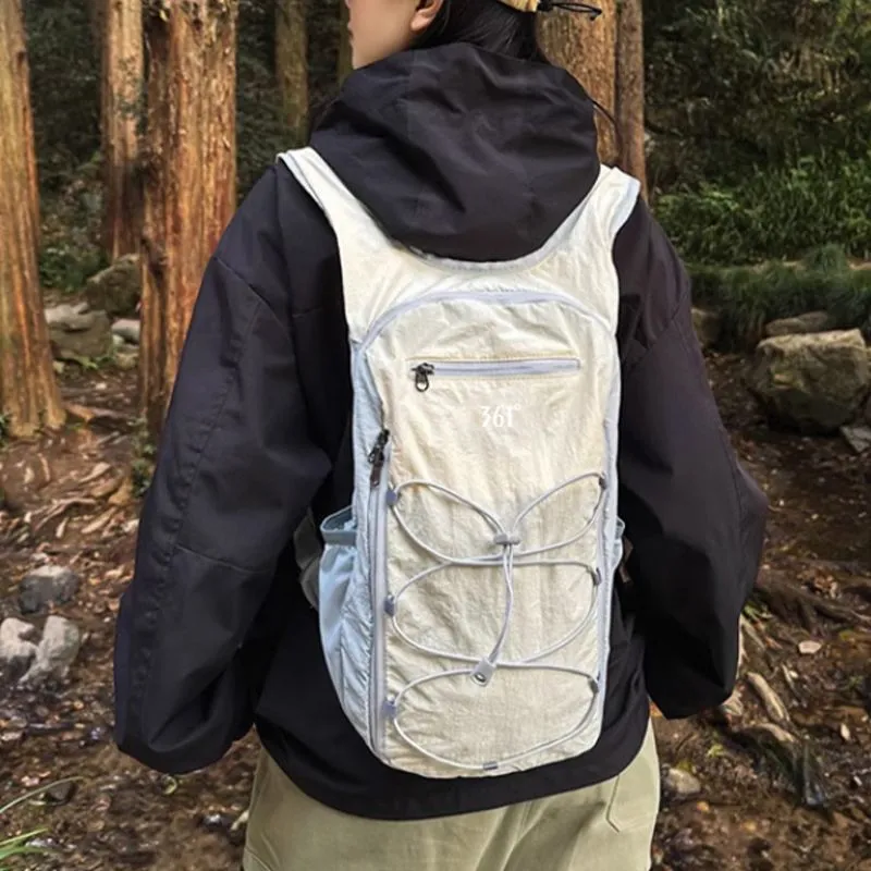 361° Nylon Bag Regular Unisex Beige-3