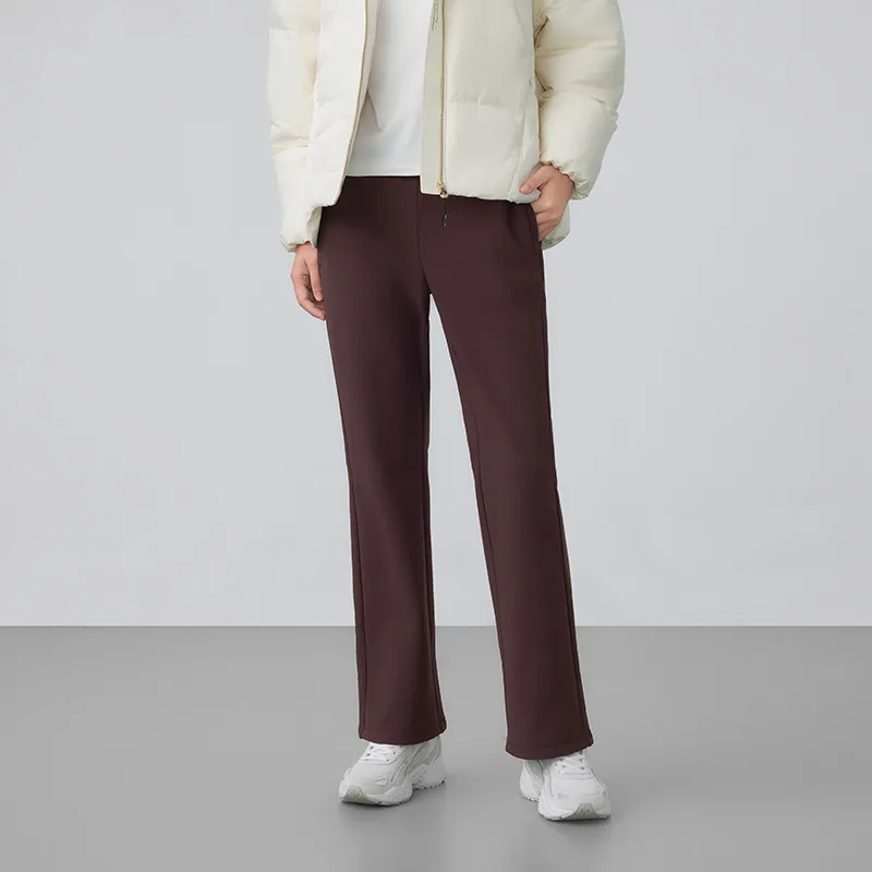 RAPIDO Fleece Lined Anti Static Water Resistant Mid Rise Versatile Casual Pants Women's-2