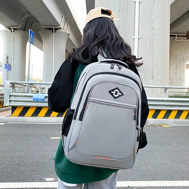 Venerable Brahma Nylon Backpack Regular Unisex Gray/Black/Green/Blue-2