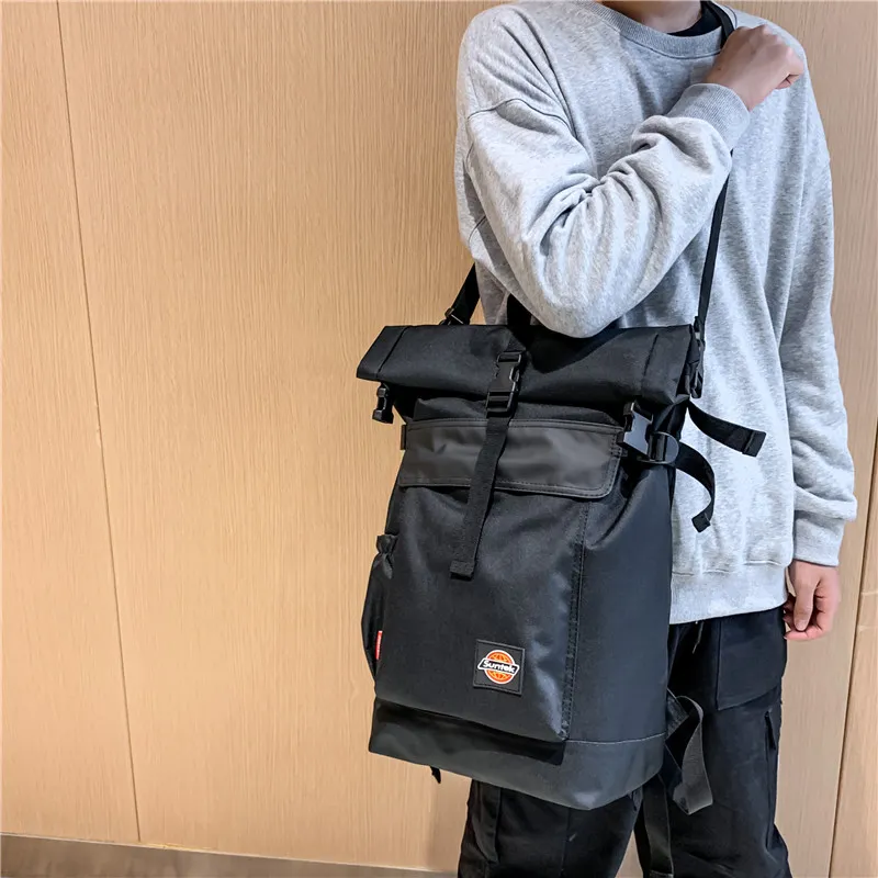 Venerable Brahma Oxford Backpack Large Size Unisex Black/Gray-6