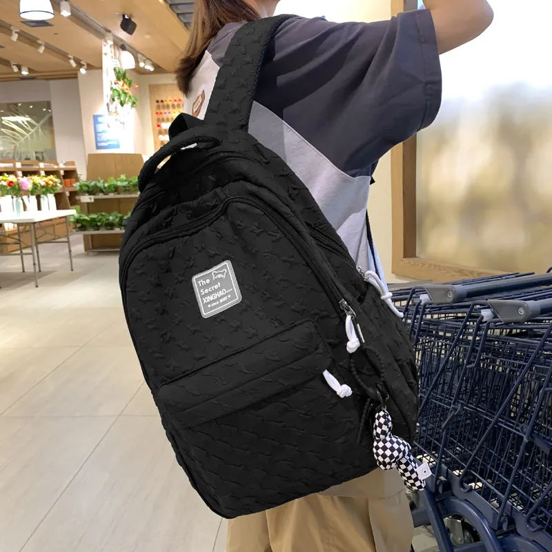 Venerable Brahma Nylon Backpack Women's White/Black/Khaki/Green/Blue/Pink-9