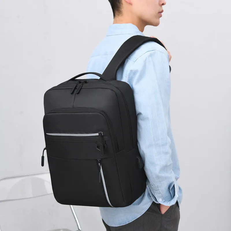 Venerable Brahma Water Resistant Fabric Computer Backpack Travel Bag Backpack Regular Unisex Black/Blue/Gray/Red-3