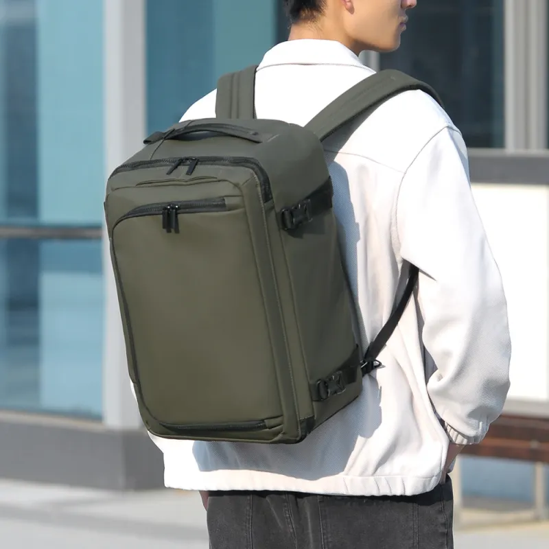 Venerable Brahma Nylon Fabric Backpack Regular Unisex Multicolor-10