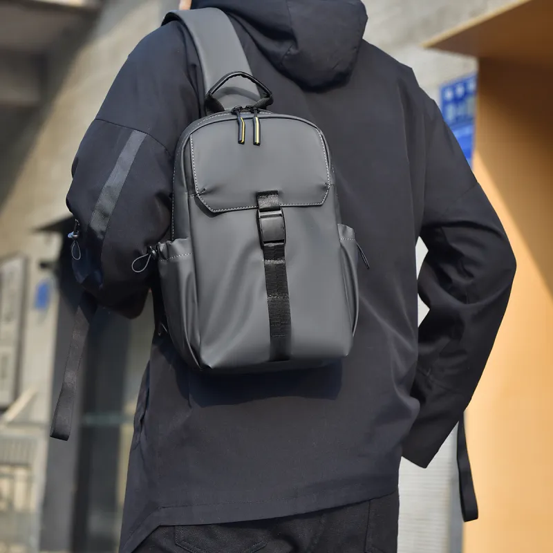 Venerable Brahma Wear-Resistant Material Crossbody Bags Sling Bags Regular Men's Black/Gray/Blue-11