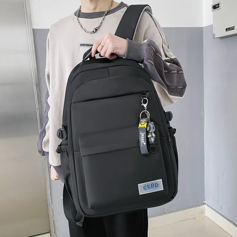 Venerable Brahma Oxford Backpack Regular Unisex White/Black/Blue/Dark Blue-5