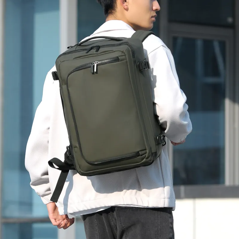 Venerable Brahma Nylon Fabric Backpack Regular Unisex Multicolor-11