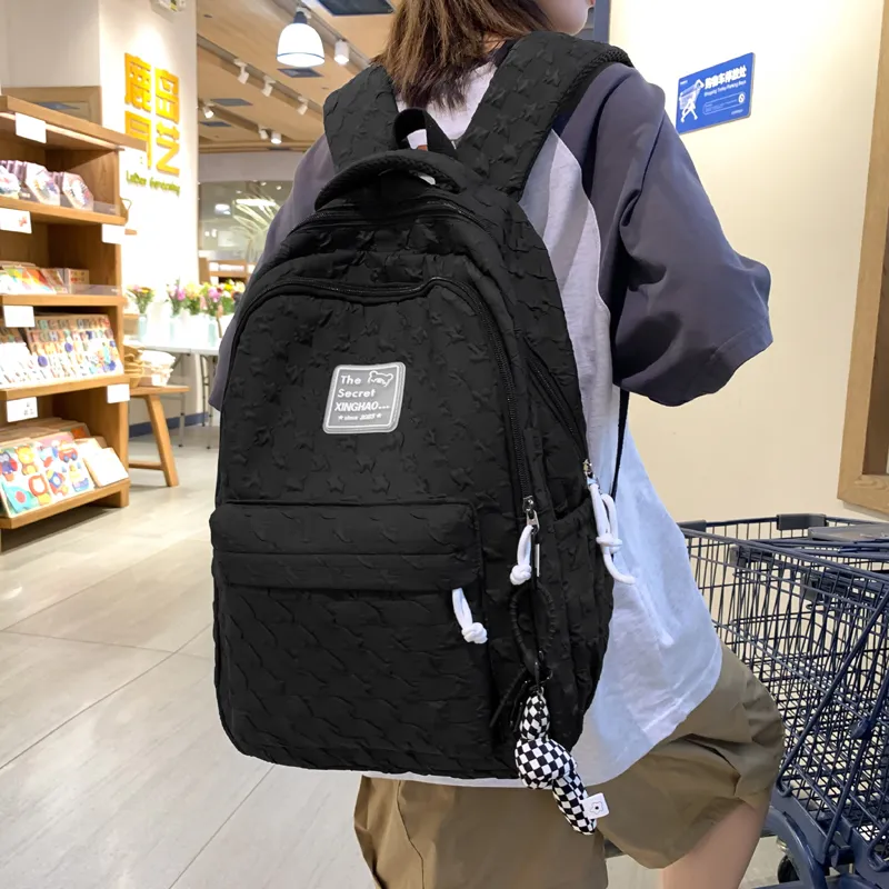 Venerable Brahma Nylon Backpack Women's White/Black/Khaki/Green/Blue/Pink-8