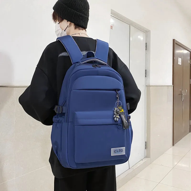Venerable Brahma Oxford Backpack Regular Unisex White/Black/Blue/Dark Blue-12