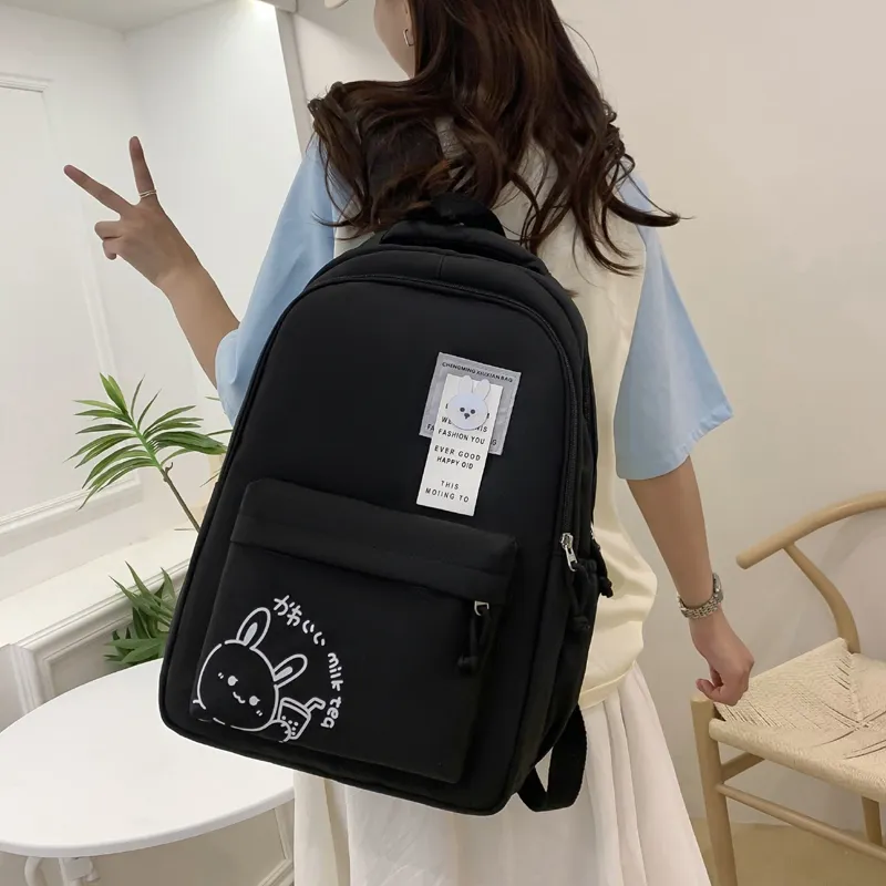 Venerable Brahma Nylon Backpack Women's Gray/Black/Khaki/Green/Blue/Pink-2