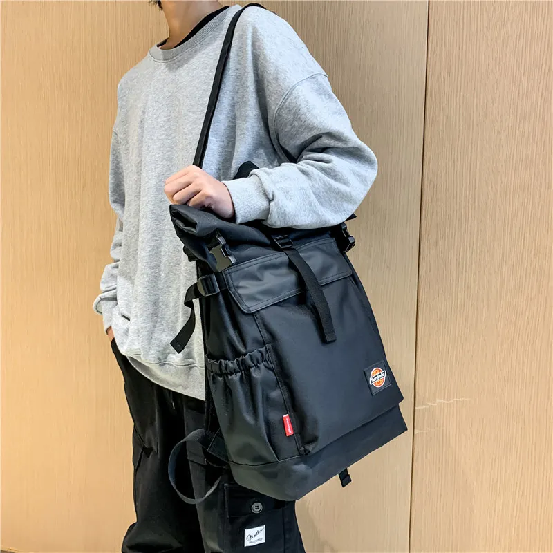 Venerable Brahma Oxford Backpack Large Size Unisex Black/Gray-1