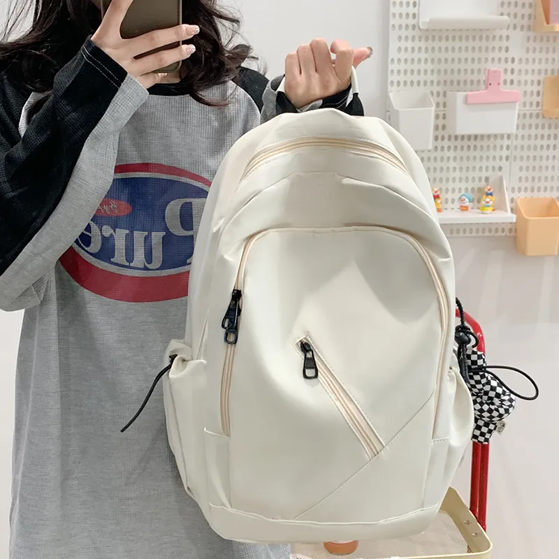 Venerable Brahma Nylon Backpack Women's White/Gray/Black/Red/Blue-1