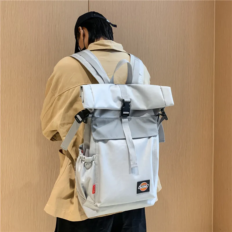 Venerable Brahma Oxford Backpack Large Size Unisex Black/Gray-9